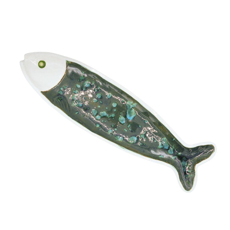 Sushi Fish Shaped Tray (Aqua)