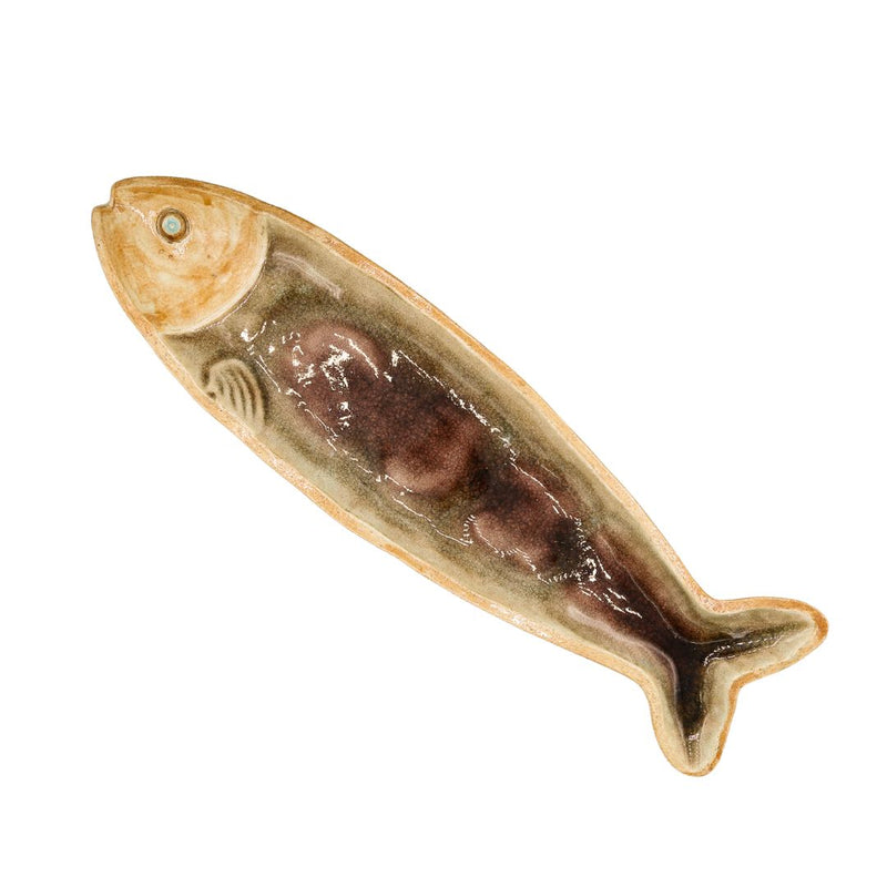 Sushi Fish Shaped Tray (Brown)