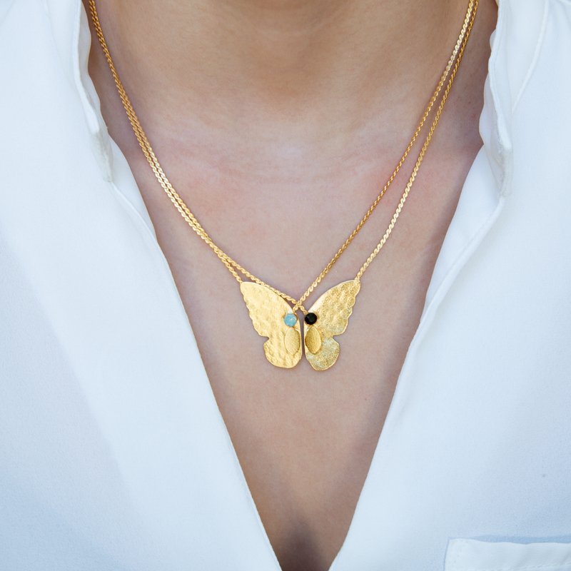 Petite Mariposa Friendship Necklace