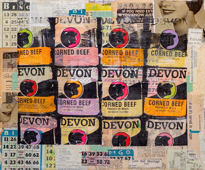Copy of Detail of Funky Nassau (Devon Corned Beef Cans)